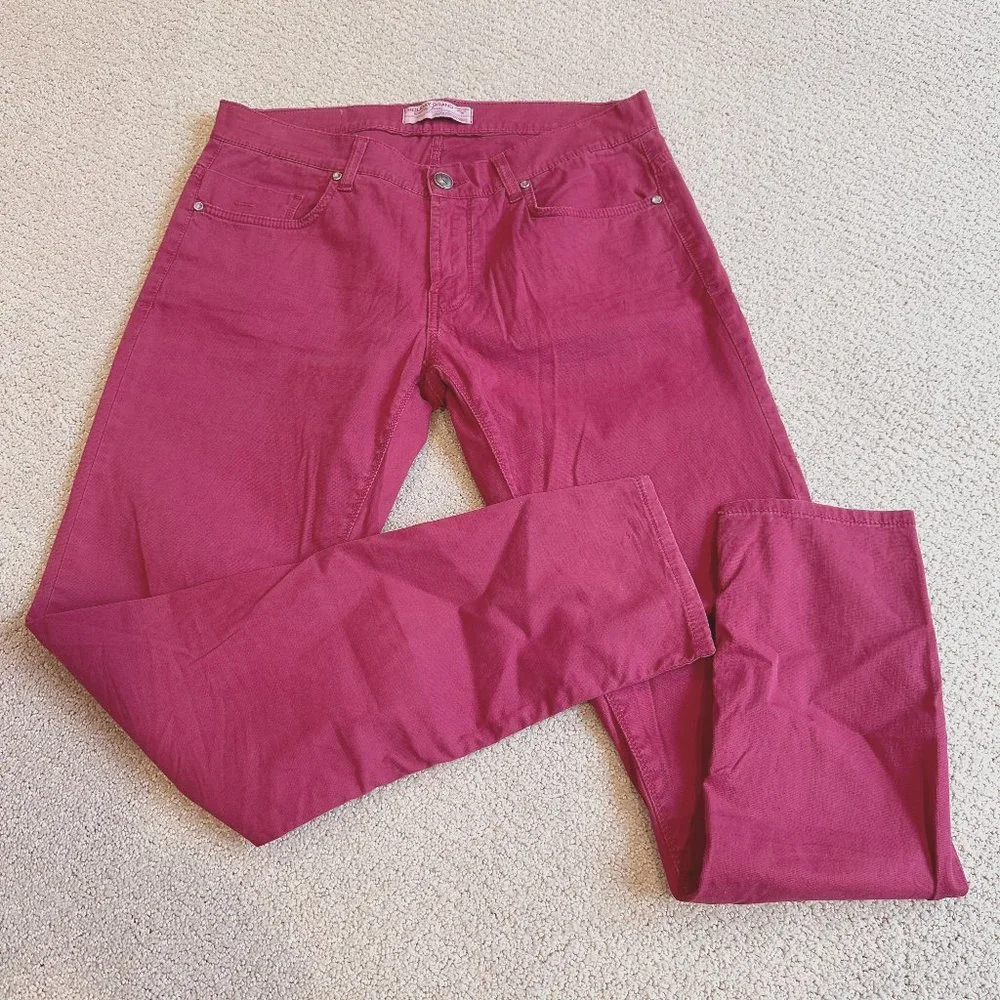 Holiday Brand Jeans Pants Red Straight Leg Preppy Classic Casual Friday Size 32